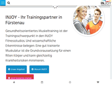 Tablet Screenshot of injoy-fuerstenau.de